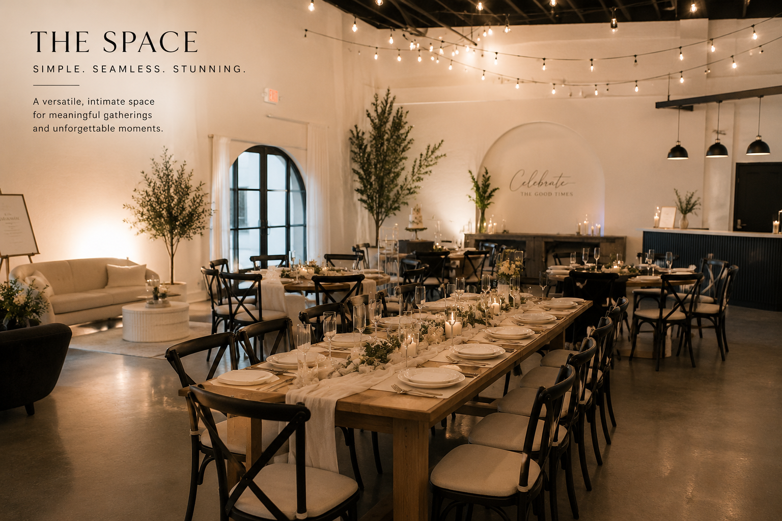 The Space — event setup